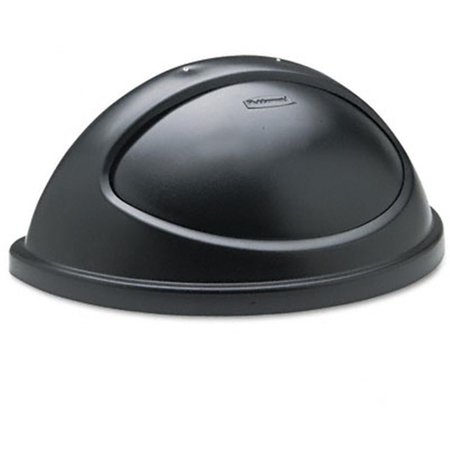 VORTEX Untouchable Lid for StyleLine Half-Round Plastic Receptacle 21-3/8 Black VO1523832